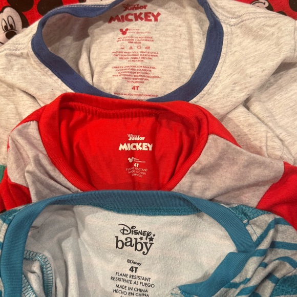 Disney 4T Mickey Mouse and Monsters Inc Kids Pajama Bundle - Picture 4 of 4